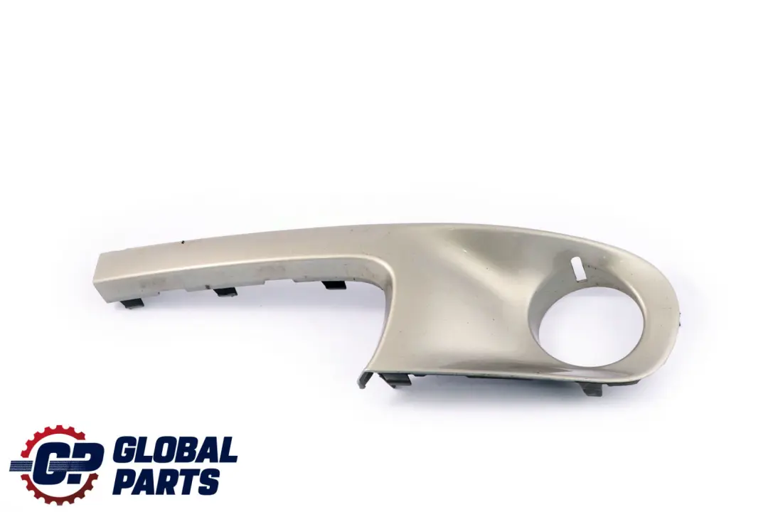 Front Bumper Left N/S Trim Panel Sparkling Silver to Mini Cooper S 1 R55 R56 with Part number 0430245 Mini Cooper S 1 R55 R56 Front Bumper Left N/S Trim Panel Sparkling Silver - SKU P0430245-SS1 - Part number 0430245