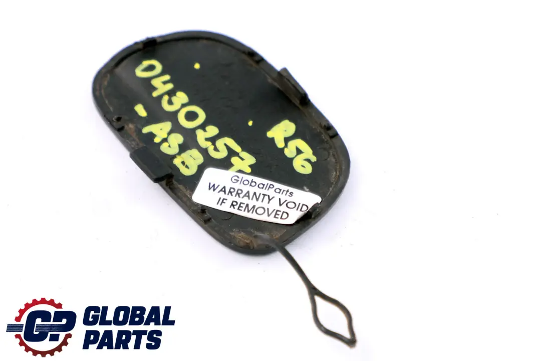 BMW Mini Cooper S R56 Cover Flap Towing Eye Rear Bumper Astro Black A25 - SKU P0430258-ASB - Part number 0430258