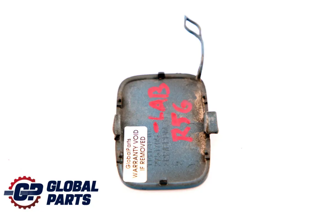 Flap Towing Eye Rear Bumper Laser Blue 2751705 to BMW Mini Cooper S R56 R57 Cover with Part number 0430258 BMW Mini Cooper S R56 R57 Cover Flap Towing Eye Rear Bumper Laser Blue 2751705 - SKU P0430258-LAB - Part number 0430258
