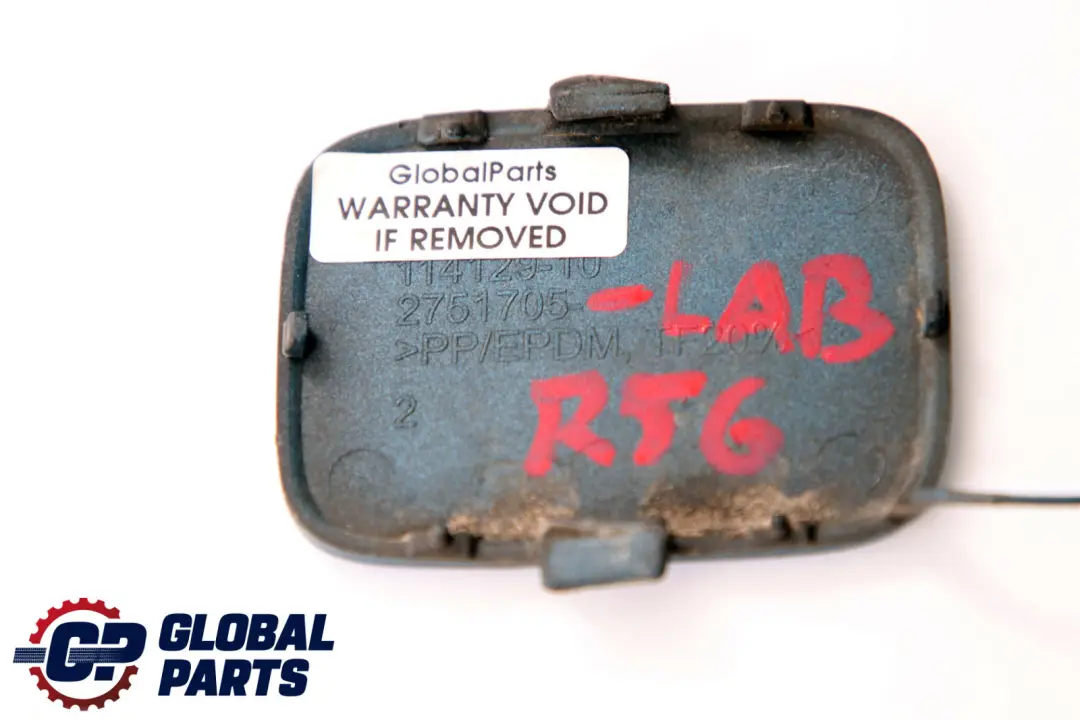 Flap Towing Eye Rear Bumper Laser Blue 2751705 to BMW Mini Cooper S R56 R57 Cover with Part number 0430258 BMW Mini Cooper S R56 R57 Cover Flap Towing Eye Rear Bumper Laser Blue 2751705 - SKU P0430258-LAB - Part number 0430258