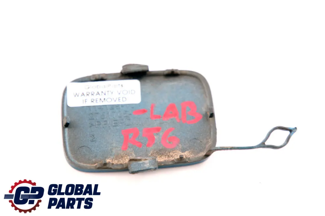 Flap Towing Eye Rear Bumper Laser Blue 2751705 to BMW Mini Cooper S R56 R57 Cover with Part number 0430258 BMW Mini Cooper S R56 R57 Cover Flap Towing Eye Rear Bumper Laser Blue 2751705 - SKU P0430258-LAB - Part number 0430258