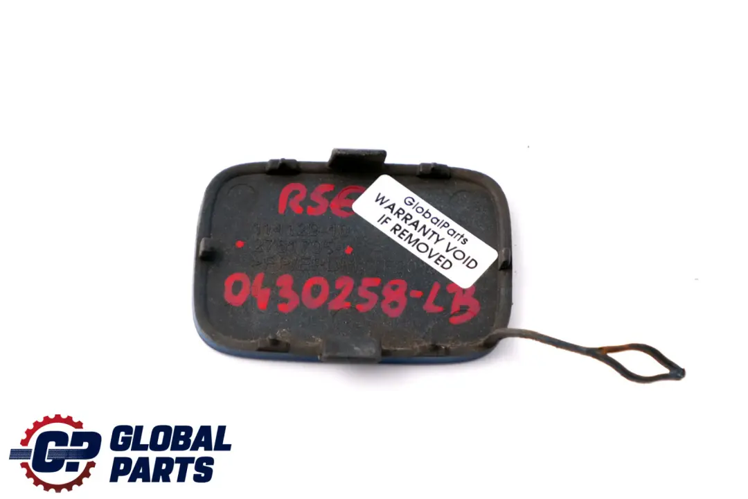 BMW Mini Cooper S R56 R57 Blende Abschleppöse Lightning Blue Blau Metallic - SKU P0430258-LB - Teilenummer 0430258