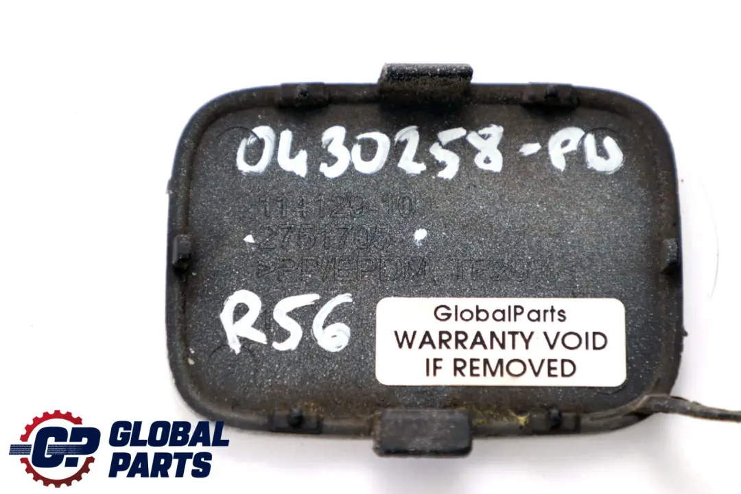 BMW Mini Cooper S R56 Cover Flap Towing Eye Rear Bumper Pepper White 2751705 - SKU P0430258-PW - Part number 0430258