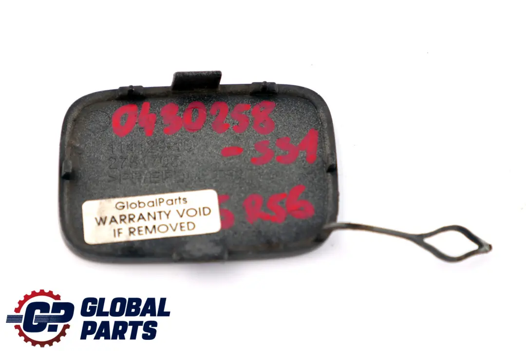 BMW Mini Cooper S 1 R56 Cover Flap Towing Eye Rear Bumper Sparkling Silver A60 - SKU P0430258-SS1 - Part number 0430258