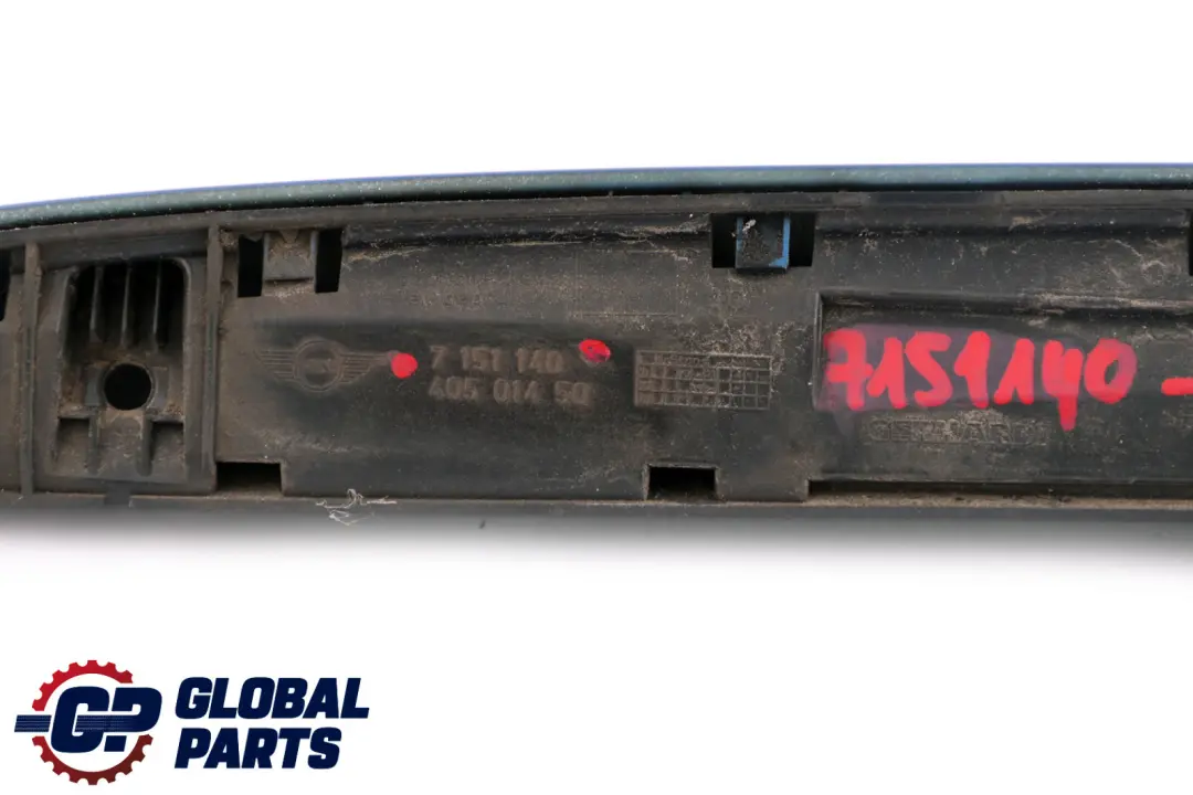 Mini Cooper R56 R56N LCI Maniglia del Coperchio bagagliaio Blu Fulmine 7151140 - SKU P0430312-LB - Numero di parte 0430312