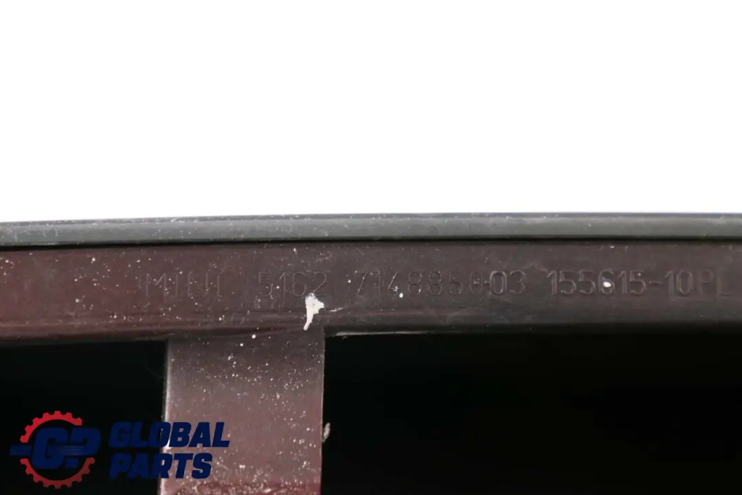 Aleron trasero Mini Cooper One R56 Rojo Nightfire - 857 7148850 para con número de pieza 0430315 Aleron trasero Mini Cooper One R56 Rojo Nightfire - 857 7148850 - SKU P0430315-NR - Número de pieza 0430315