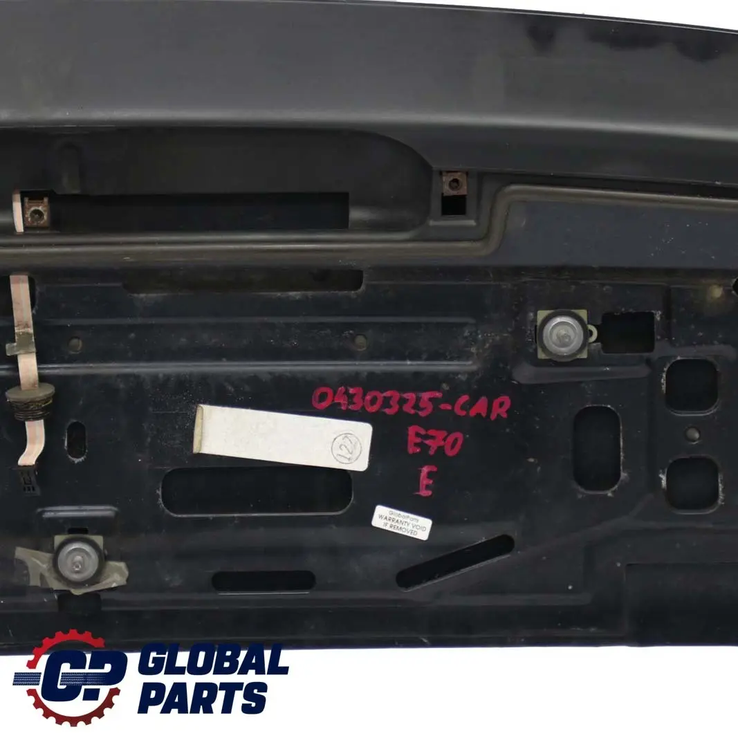 BMW X5 E70 Spoiler Posteriore Superiore Carbonschwarz Nero 416 - SKU 0430325-CAR - Numero di parte 0430325