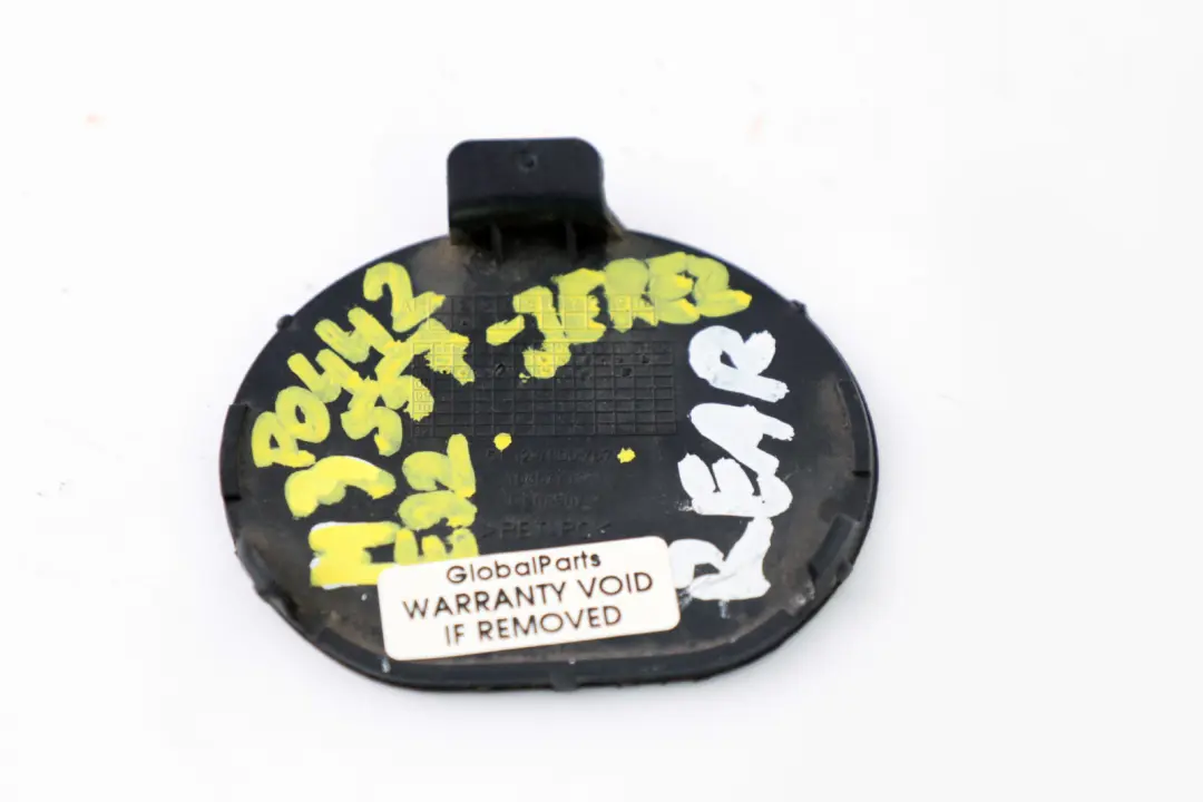 Flap Towing Eye Cover Rear Bumper Jerez Black 7900767 to BMW 3 Series E92 E93 M3 with Part number 0442557 BMW 3 Series E92 E93 M3 Flap Towing Eye Cover Rear Bumper Jerez Black 7900767 - SKU P0442557-JEREZ - Part number 0442557