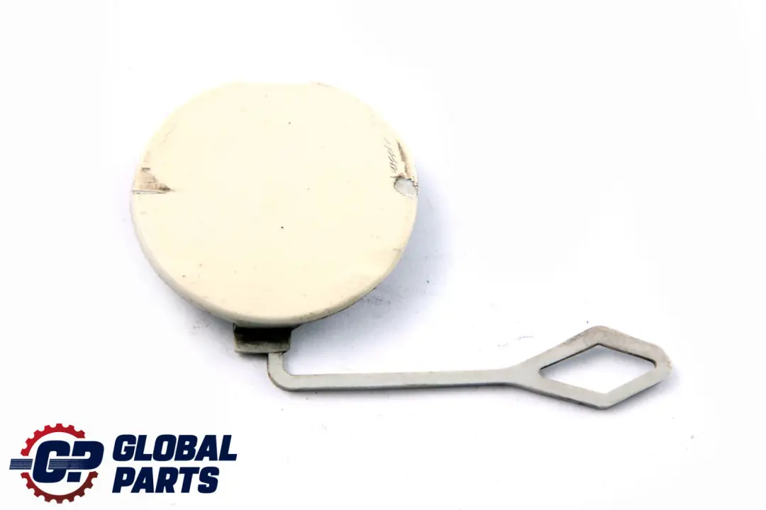 BMW MINI Clubman R55 Rear Bumper Towing Eye Cover Cap Trim Pepper White - SKU P0442796-PW - Part number 7167567