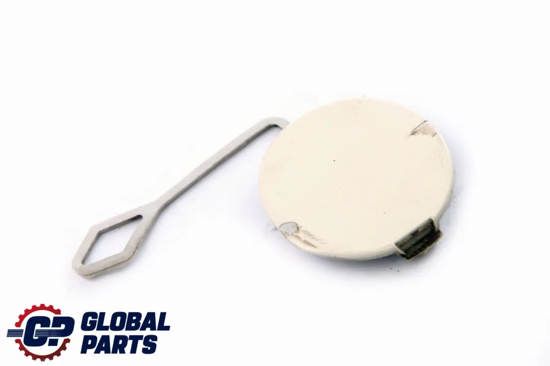 BMW MINI Clubman R55 Rear Bumper Towing Eye Cover Cap Trim Pepper White - SKU P0442796-PW - Part number 7167567