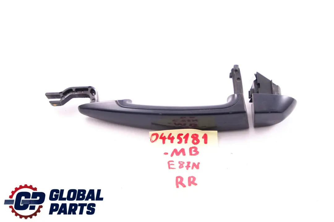 Front Rear Left Grab Handle N/S Monacoblau Metallic A35 Blue to BMW 1 Series E87 with Part number 0445181 BMW 1 Series E87 Front Rear Left Grab Handle N/S Monacoblau Metallic A35 Blue - SKU P0445181-MB - Part number 0445181