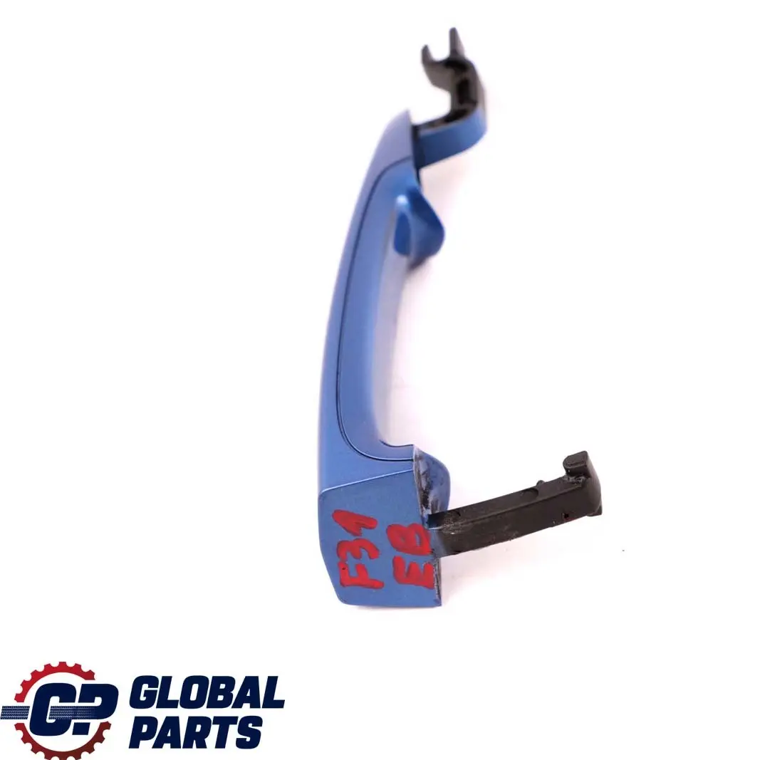 BMW F30 F31 Grab Handle Rear Right O/S Door Estoril Blue Metallic B45 - SKU P0445184-EB - Part number 0445184