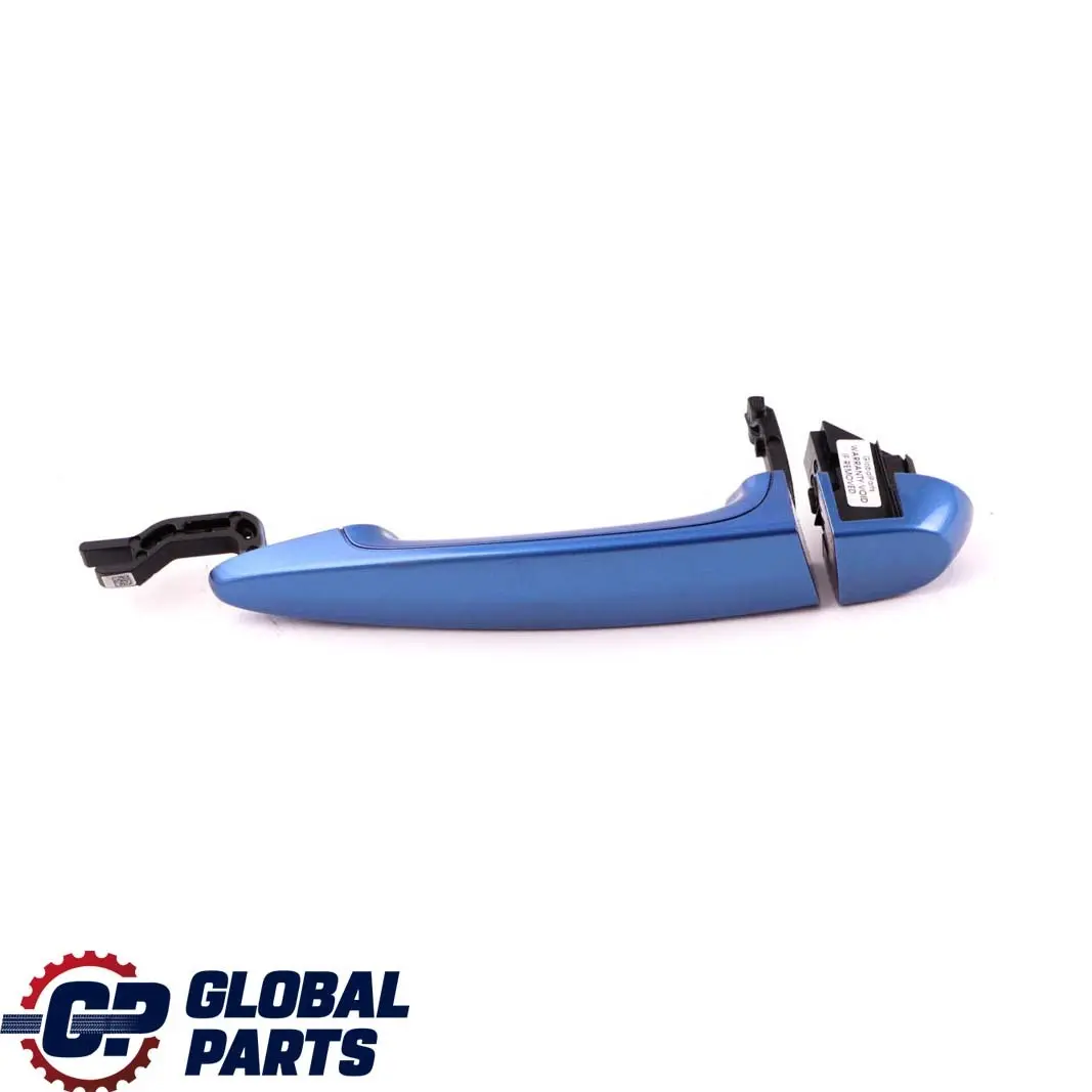 BMW F30 F31 Grab Handle Rear Right O/S Door Estoril Blue Metallic B45 - SKU P0445184-EB - Part number 0445184