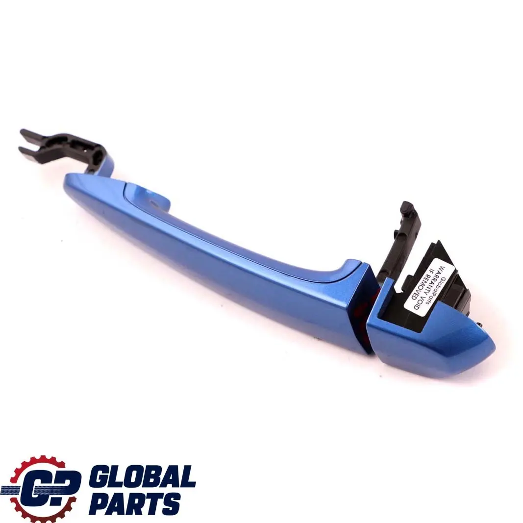 Maniglia posteriore destra Porta Estoril Blue Metallic B45 per BMW F30 F31 con numero di parte 0445184 BMW F30 F31 Maniglia posteriore destra Porta Estoril Blue Metallic B45 - SKU P0445184-EB - Numero di parte 0445184