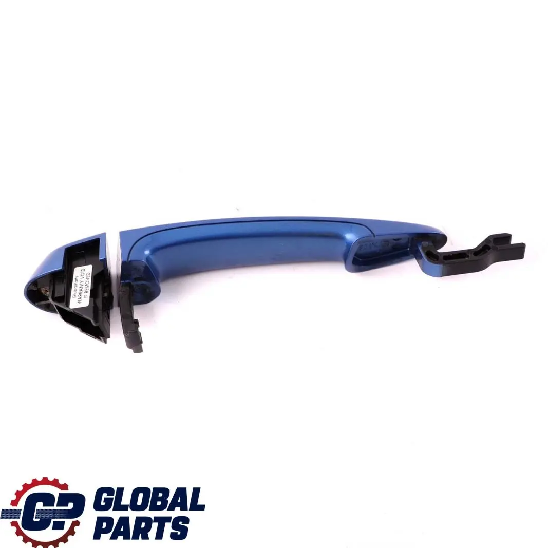 Maniglia posteriore destra Porta Estoril Blue Metallic B45 per BMW F30 F31 con numero di parte 0445184 BMW F30 F31 Maniglia posteriore destra Porta Estoril Blue Metallic B45 - SKU P0445184-EB - Numero di parte 0445184