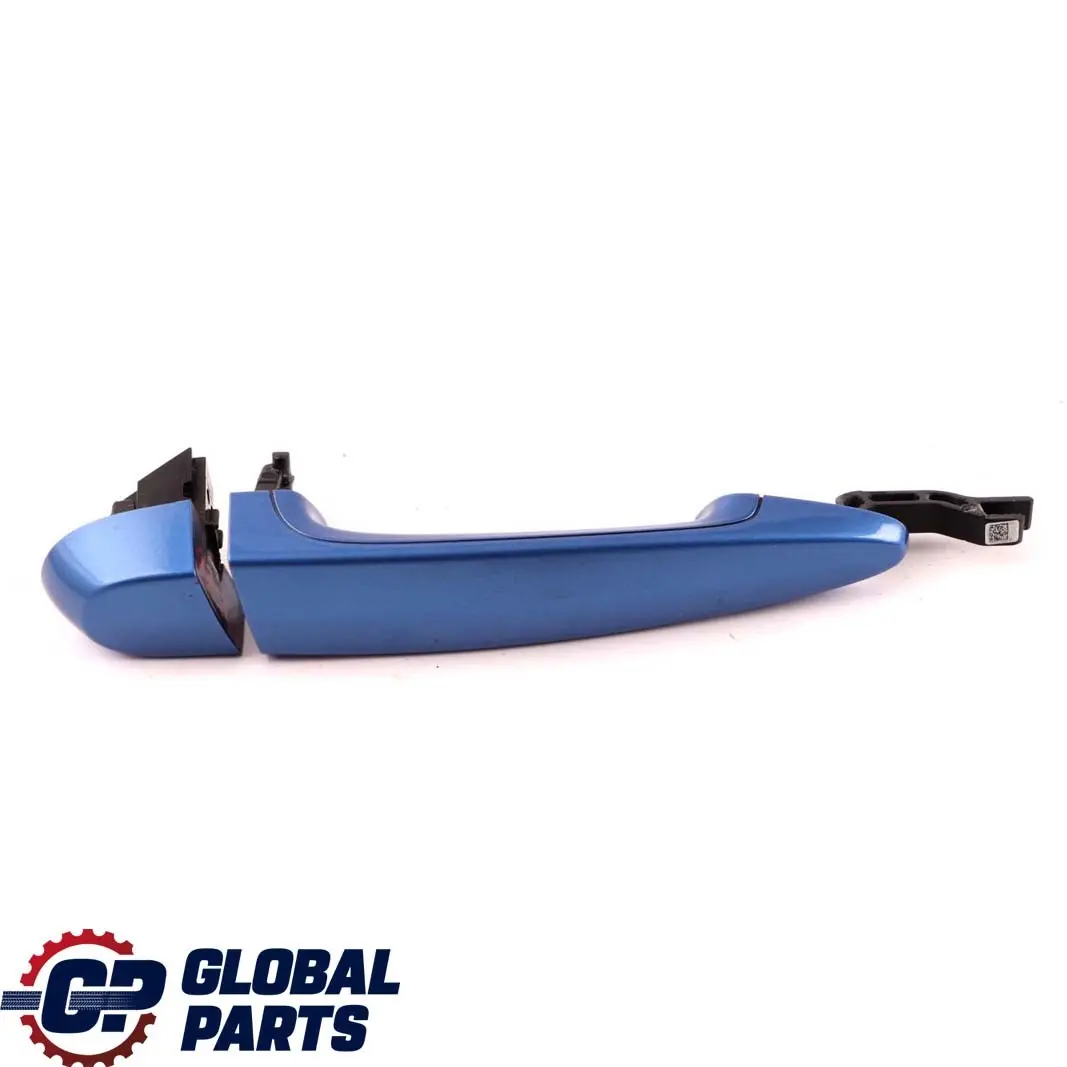 BMW F30 F31 Grab Handle Rear Right O/S Door Estoril Blue Metallic B45 - SKU P0445184-EB - Part number 0445184