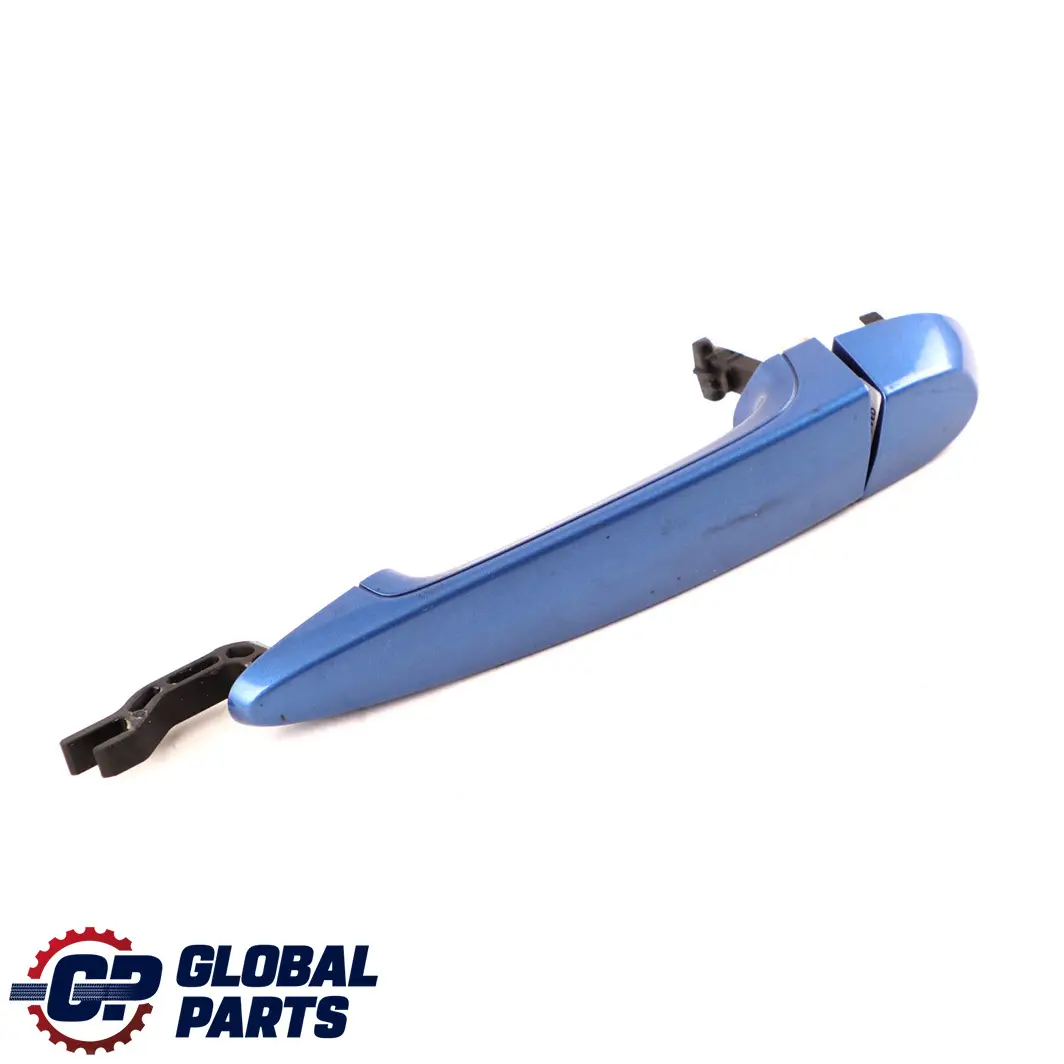 Left Grab Handle Estorilblau Estoril Blue B45 to BMW F30 F31 Rear with Part number 0445185 BMW F30 F31 Rear Left Grab Handle Estorilblau Estoril Blue B45 - SKU P0445185-EB - Part number 0445185