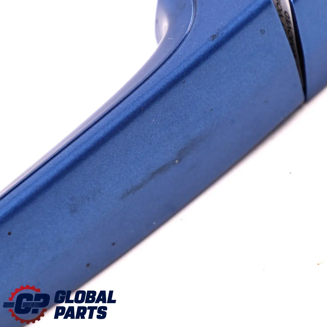 BMW F30 F31 Asidero trasero izquierdo Estorilblau Estoril Blue B45 - SKU P0445185-EB - Número de pieza 0445185