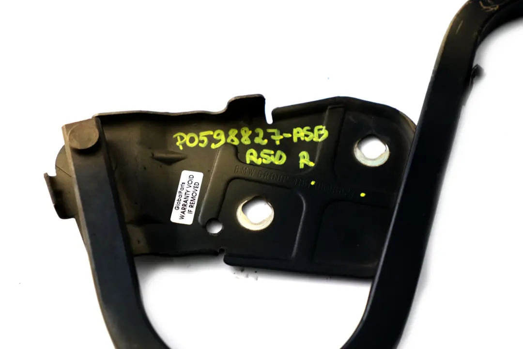 Mini Cooper R50 R53 Cardine Lembo Anteriore Destro Nero Astro Black A25 - SKU P0598827-ASB - Numero di parte 0598827