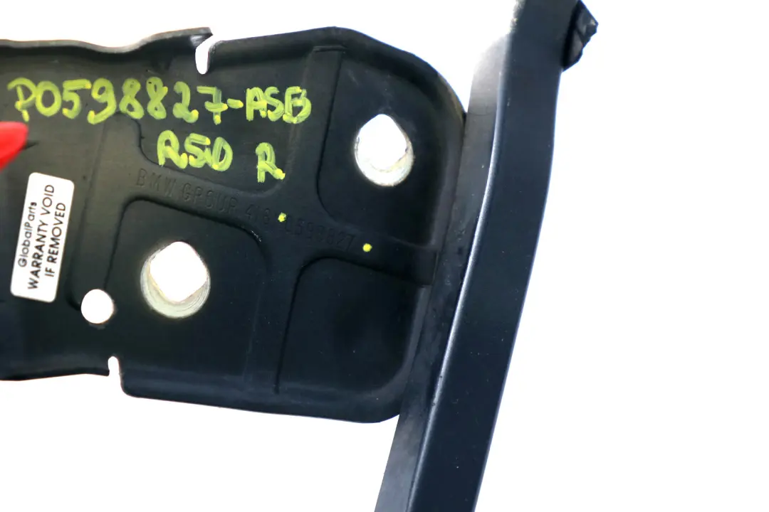 Mini Cooper R50 R53 Charniere Rabat Droite Noir Astro Noir A25 - SKU P0598827-ASB - Numéro de pièce 0598827