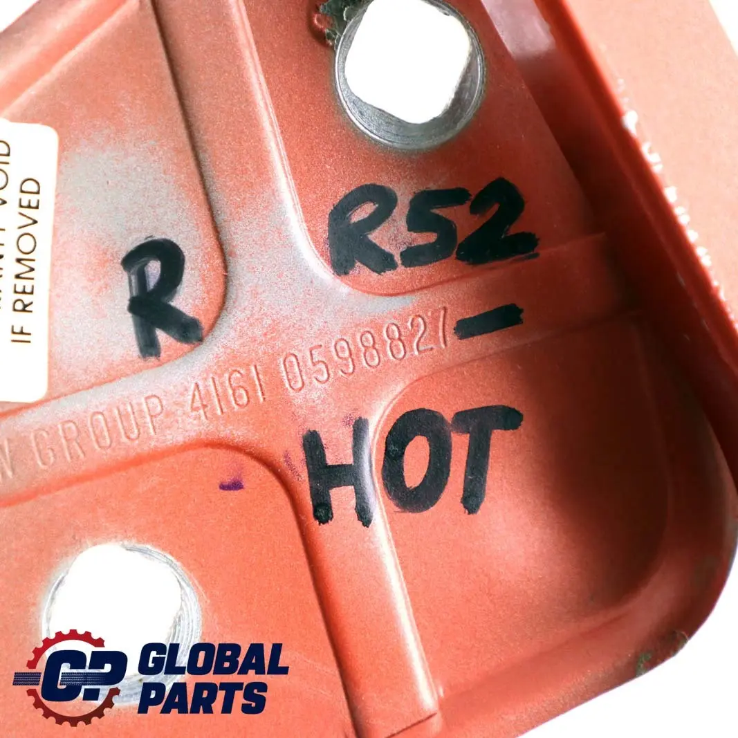 Right O/S Engine Hood Bonnet Hinge Hot Orange A26 to BMW Mini Cooper One R50 R53 with Part number 7037433 BMW Mini Cooper One R50 R53 Right O/S Engine Hood Bonnet Hinge Hot Orange A26 - SKU P0598827-HOT - Part number 7037433