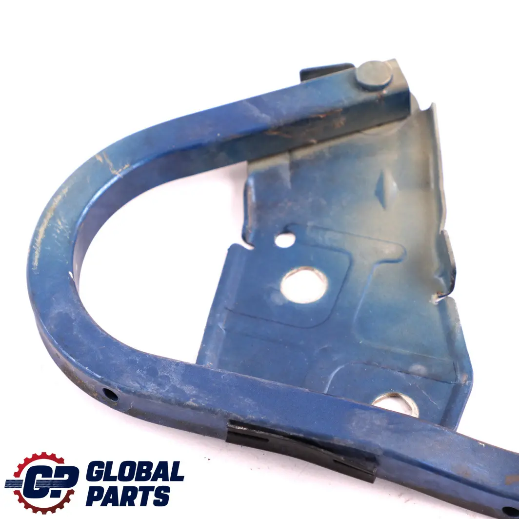 Right O/S Engine Hood Bonnet Hinge Lightning-Blue Metallic A63 to Mini R50 R53 with Part number 7037433 Mini R50 R53 Right O/S Engine Hood Bonnet Hinge Lightning-Blue Metallic A63 - SKU P0598827-LB - Part number 7037433