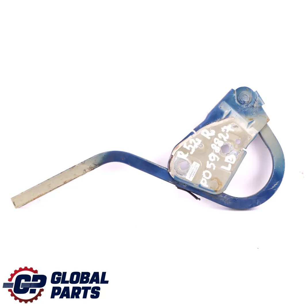 Right O/S Engine Hood Bonnet Hinge Lightning-Blue Metallic A63 to Mini R50 R53 with Part number 7037433 Mini R50 R53 Right O/S Engine Hood Bonnet Hinge Lightning-Blue Metallic A63 - SKU P0598827-LB - Part number 7037433