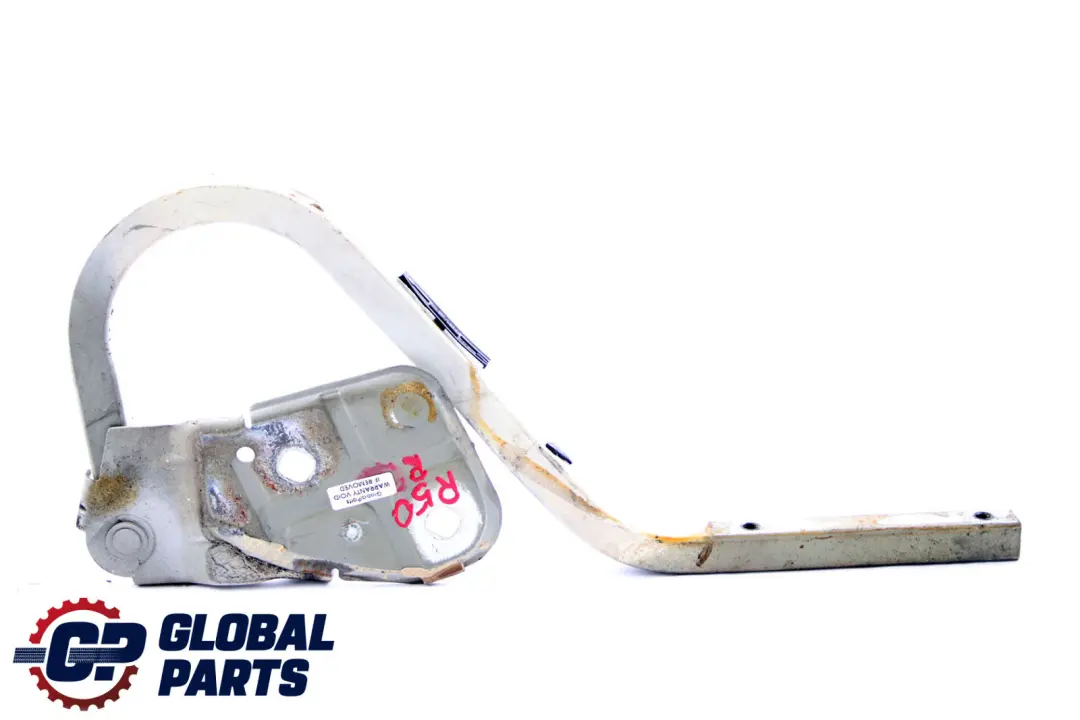 Right O/S Engine Hood Hinge Pepper White-850 to BMW Mini Cooper One R50 R52 R53 with Part number 0598827 BMW Mini Cooper One R50 R52 R53 Right O/S Engine Hood Hinge Pepper White-850 - SKU P0598827-PW - Part number 0598827