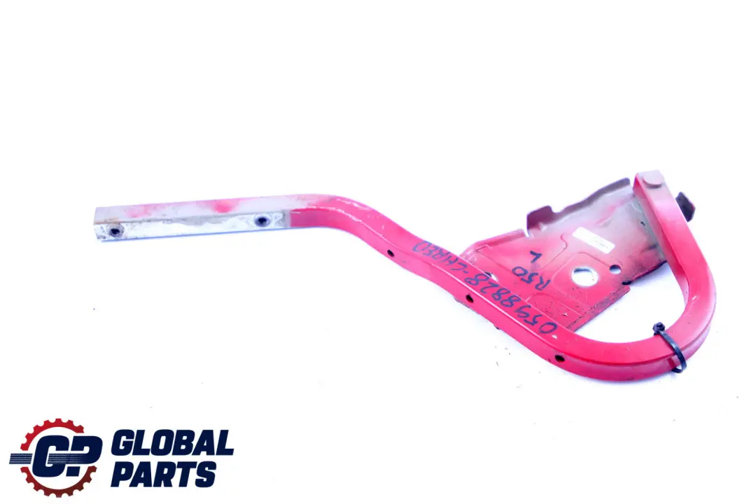 Left N/S Engine Hood Hinge Chili Red 851 to BMW Mini Cooper One R50 R52 R53 with Part number 0598828 BMW Mini Cooper One R50 R52 R53 Left N/S Engine Hood Hinge Chili Red 851 - SKU P0598828-CHRED - Part number 0598828