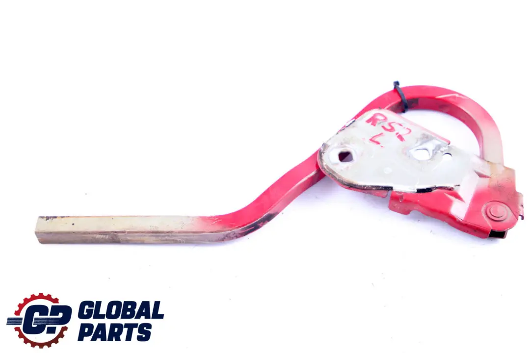 Left N/S Engine Hood Hinge Chili Red 851 to BMW Mini Cooper One R50 R52 R53 with Part number 0598828 BMW Mini Cooper One R50 R52 R53 Left N/S Engine Hood Hinge Chili Red 851 - SKU P0598828-CHRED - Part number 0598828