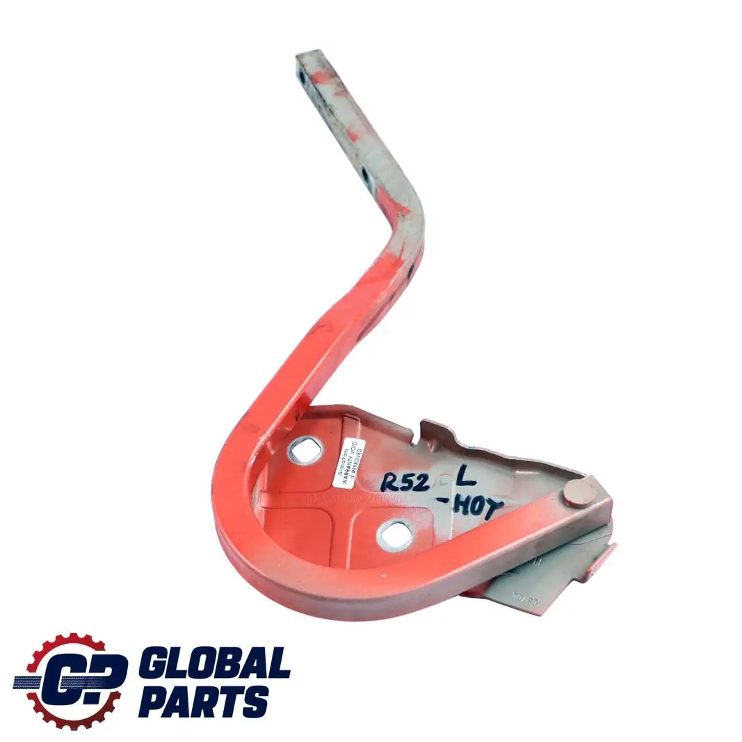Left N/S Engine Hood Hinge Hot Orange Metallic A26 to BMW Mini Cooper One R50 R53 with Part number 0598828 BMW Mini Cooper One R50 R53 Left N/S Engine Hood Hinge Hot Orange Metallic A26 - SKU P0598828-HOT - Part number 0598828