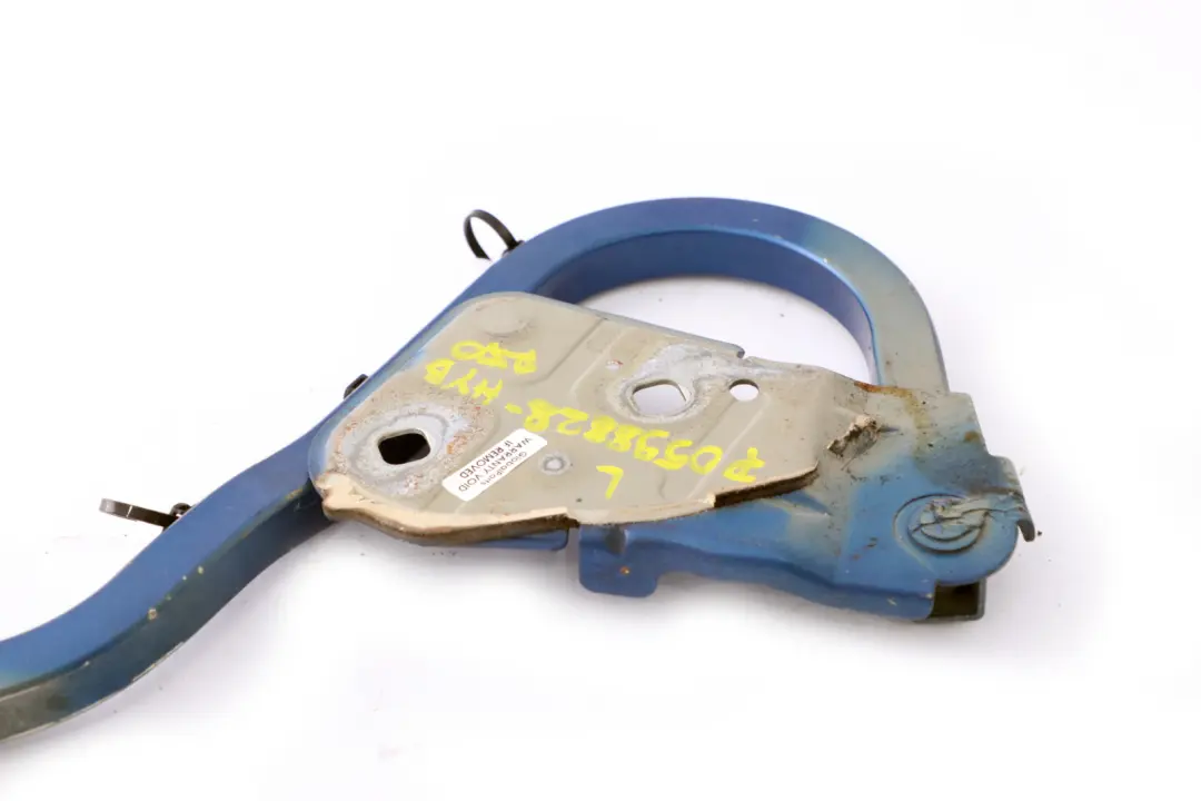 Left Engine Hood Hinge Bonnet N/S Hyper Blue Mini Cooper One R50 R52 R53 - SKU P0598828-HYB - Part number 0598828