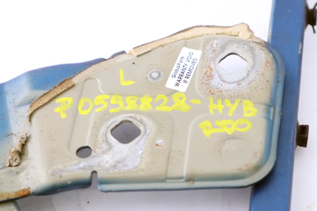 Izquierdo Capo Bisagra Capo Hyper Azul para Mini Cooper One R50 R52 R53 Motor con número de pieza 0598828 Mini Cooper One R50 R52 R53 Motor Izquierdo Capo Bisagra Capo Hyper Azul - SKU P0598828-HYB - Número de pieza 0598828