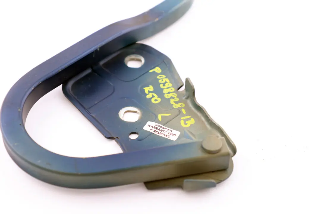 Mini Cooper One R50 R52 R53 Scharnier Frontklappe links Indi Blue - SKU P0598828-IB - Teilenummer 0598828