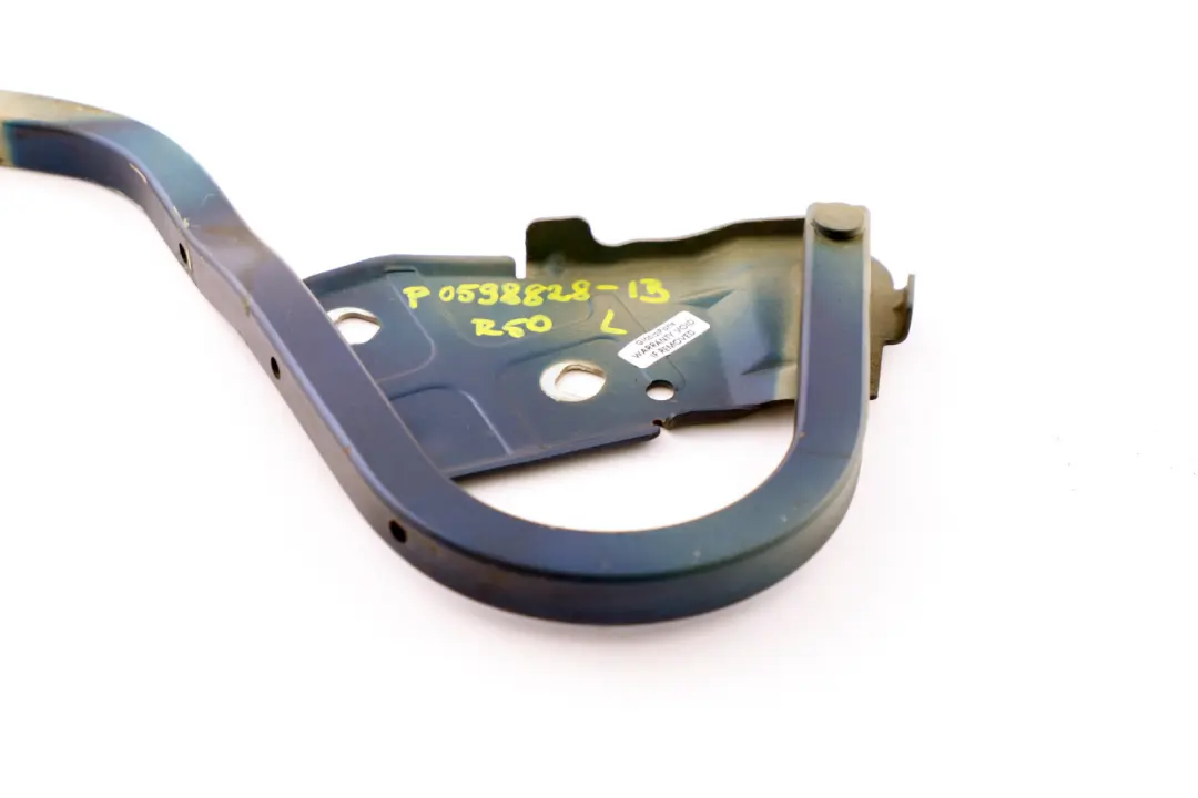 Mini Cooper One R50 R52 R53 Scharnier Frontklappe links Indi Blue - SKU P0598828-IB - Teilenummer 0598828