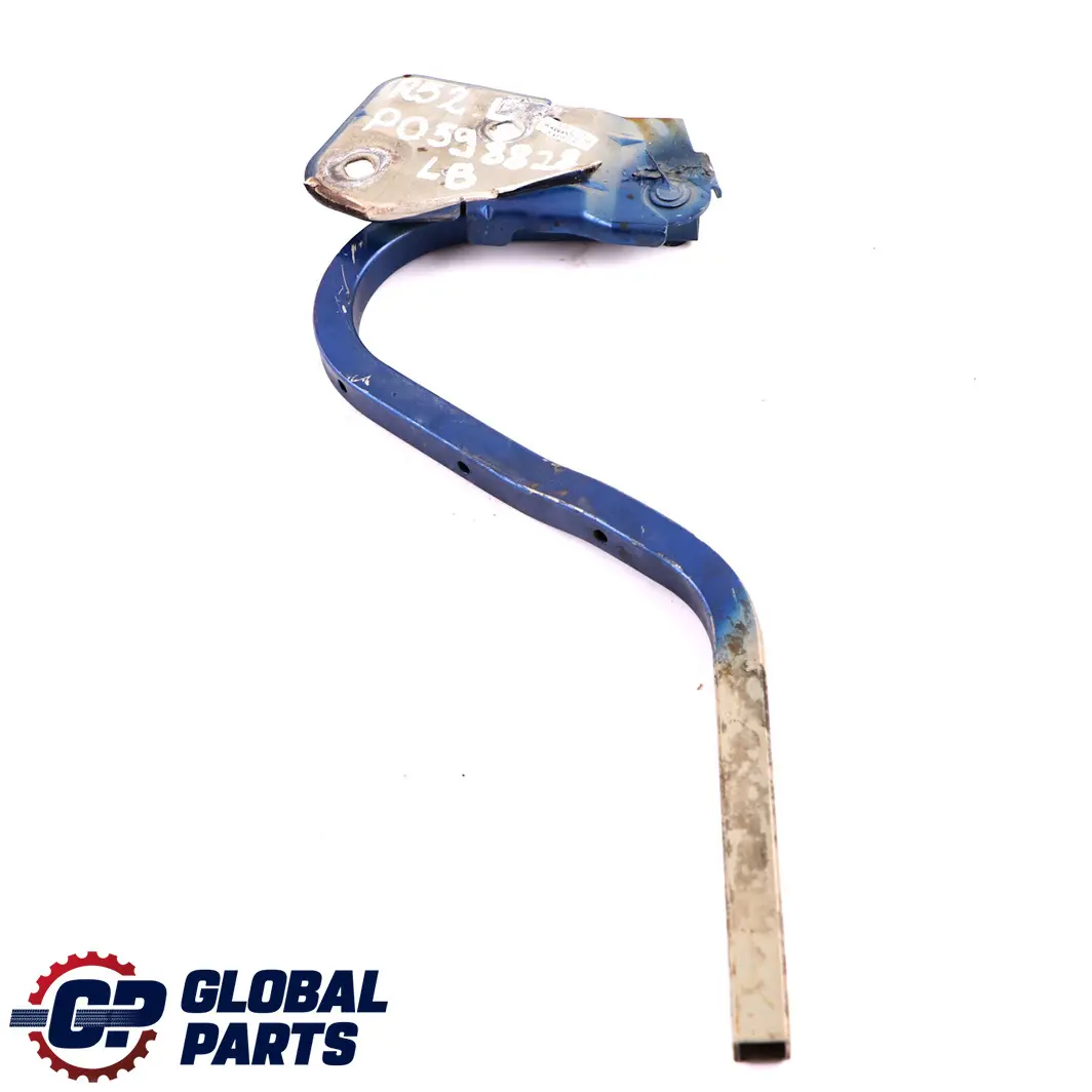 Left N/S Engine Hood Hinge Lightning-Blue Metallic A63 to Mini Cooper One R50 R53 with Part number 0598828 Mini Cooper One R50 R53 Left N/S Engine Hood Hinge Lightning-Blue Metallic A63 - SKU P0598828-LB - Part number 0598828