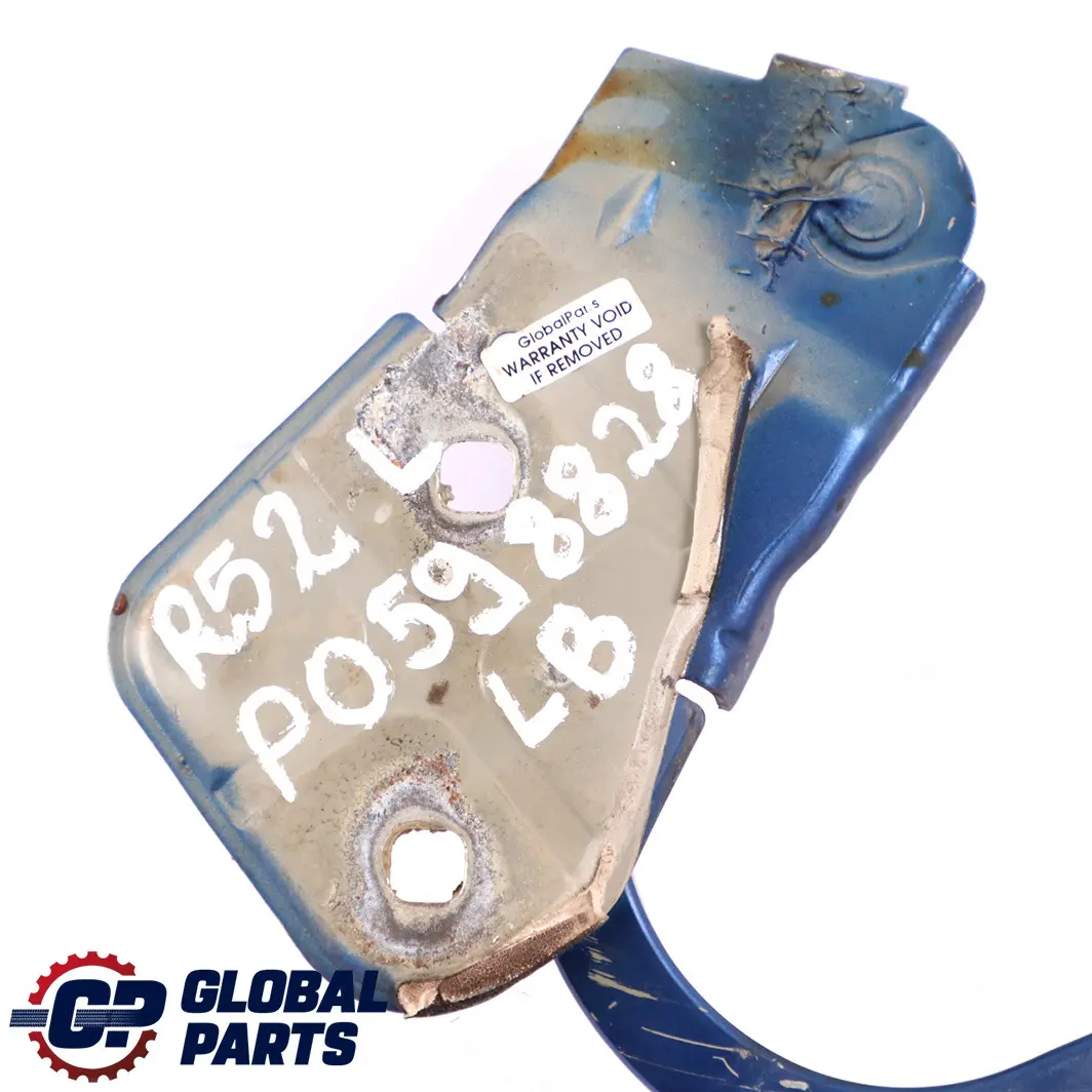 Left N/S Engine Hood Hinge Lightning-Blue Metallic A63 Mini Cooper One R50 R53 - SKU P0598828-LB - Part number 0598828