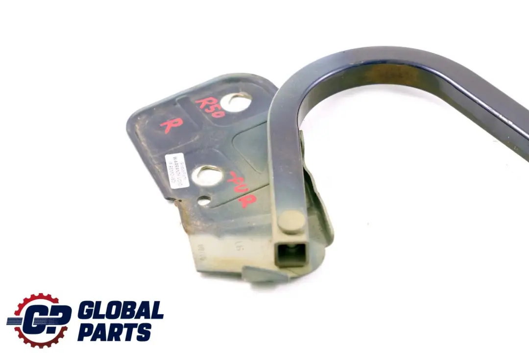 Left N/S Engine Hood Hinge Black-eye Purple A24 to BMW Mini Cooper One R50 R52 R53 with Part number 0598828 BMW Mini Cooper One R50 R52 R53 Left N/S Engine Hood Hinge Black-eye Purple A24 - SKU P0598828-PUR - Part number 0598828