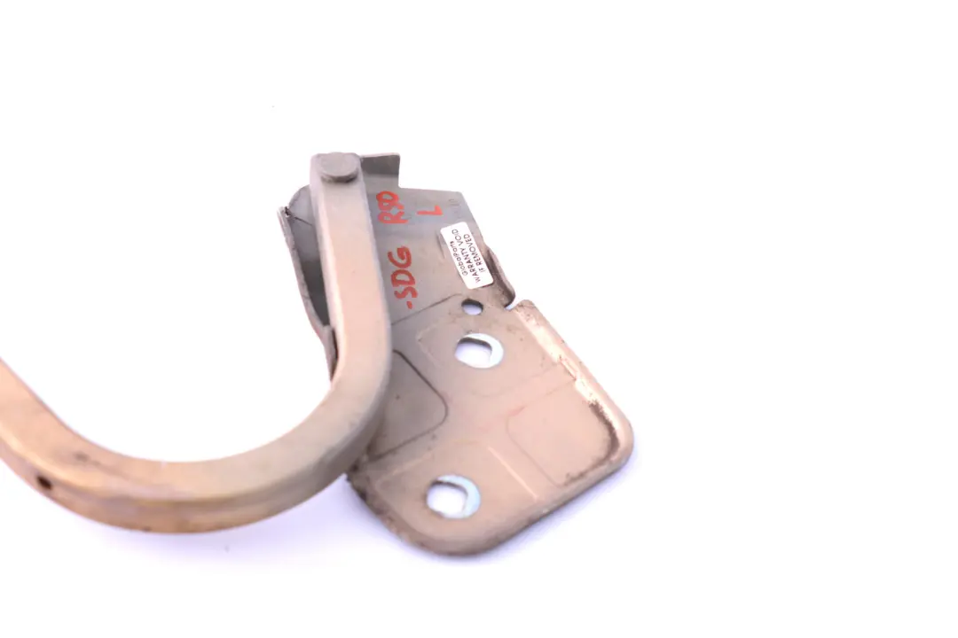 Left N/S Engine Hood Hinge Solid Gold to BMW Mini Cooper One R50 R52 R53 with Part number 0598828 BMW Mini Cooper One R50 R52 R53 Left N/S Engine Hood Hinge Solid Gold - SKU P0598828-SDG - Part number 0598828