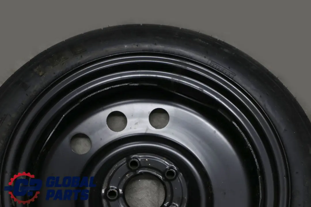  Genuine Jaguar Pirelli Compact Spare Wheel Space Saver Steel Black 115/85 R18 - SKU Pirelli Spare Wheel - Part number 