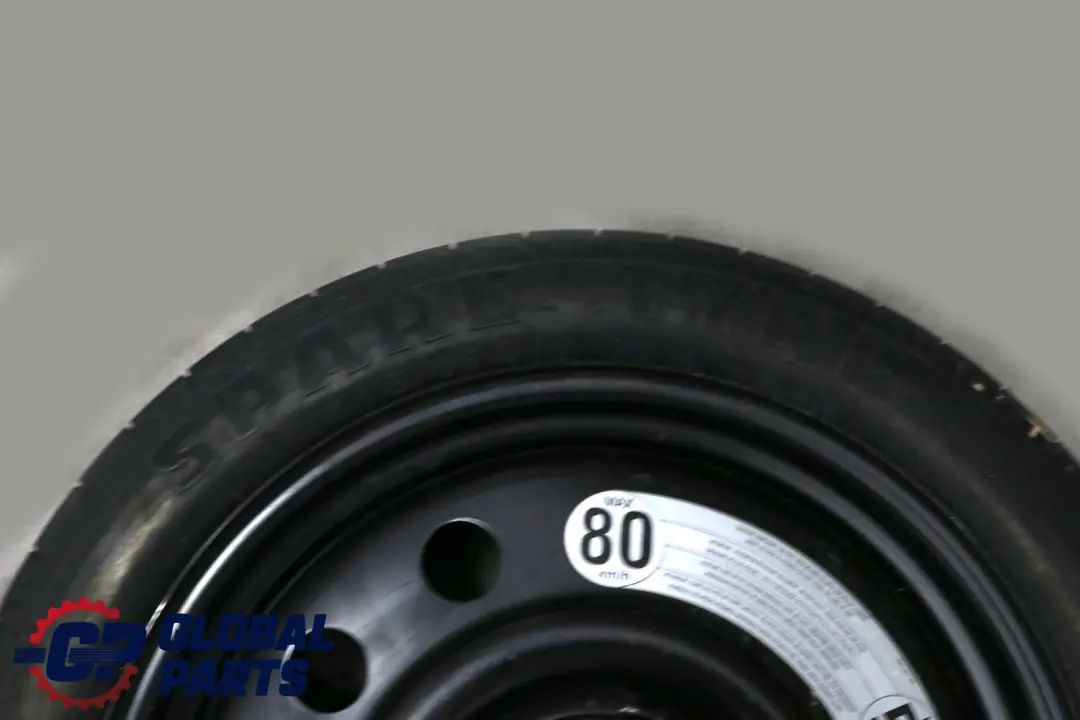 Genuine Jaguar Pirelli Compact Spare Wheel Space Saver Steel Black 115/85 R18 - SKU Pirelli Spare Wheel - Part number 