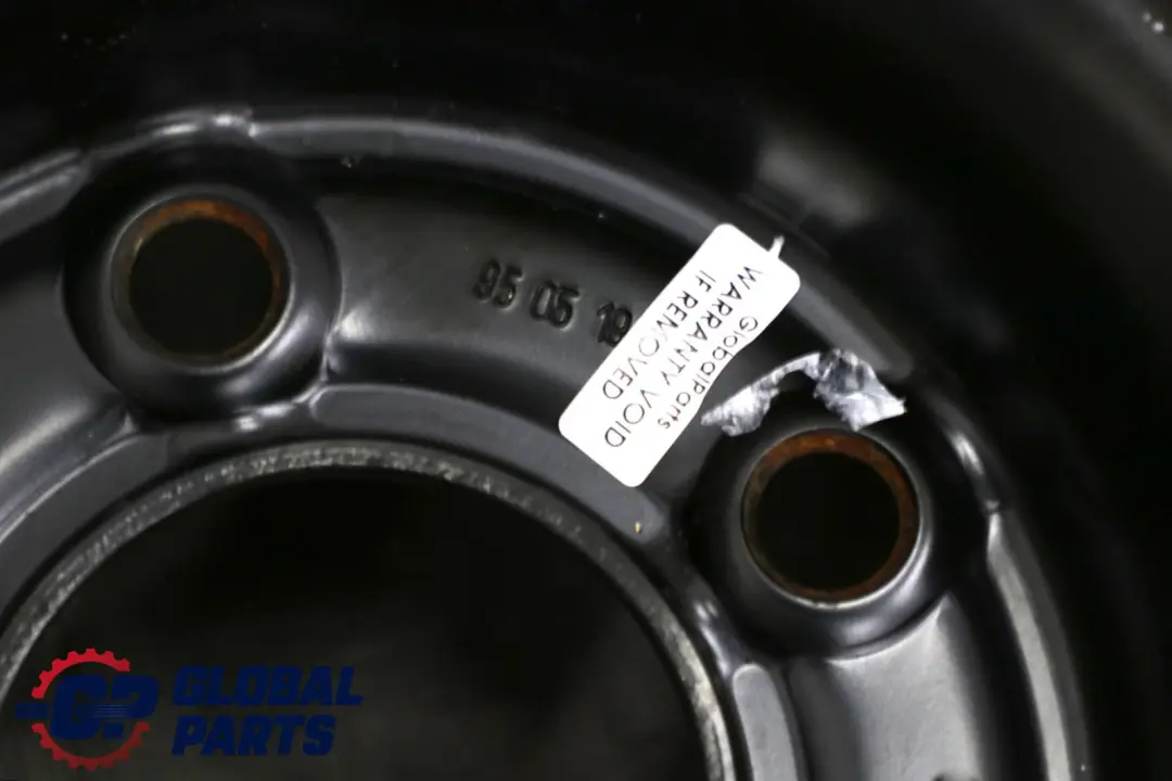  Genuine Jaguar Pirelli Compact Spare Wheel Space Saver Steel Black 115/85 R18 - SKU Pirelli Spare Wheel - Part number 