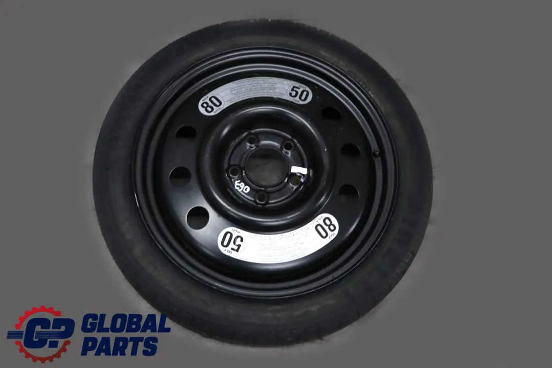  Genuine Jaguar Pirelli Compact Spare Wheel Space Saver Steel Black 115/85 R18 - SKU Pirelli Spare Wheel - Part number 