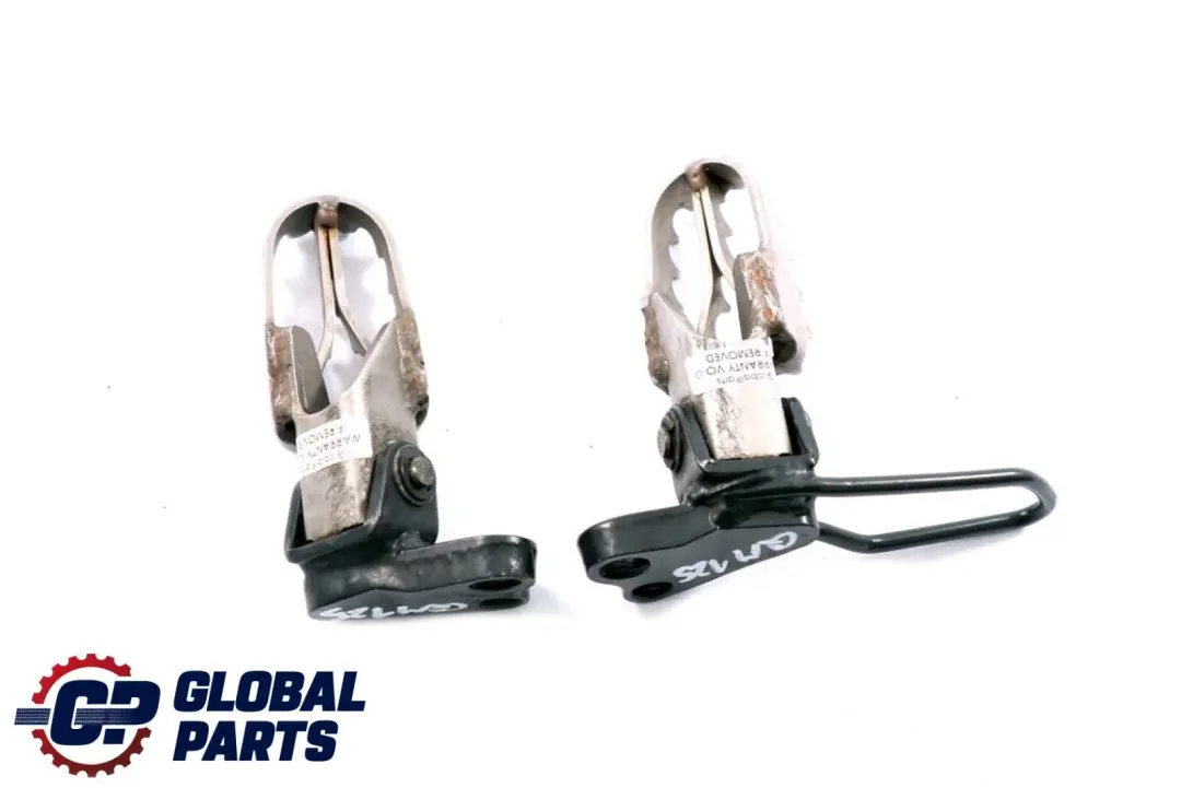 Qingqi QM 125 Left Right Footpeg Footrest Pedal Pillion Holder Bracket Set  - SKU Qingqi QM 125 Footpegs - Part number Qingqi QM 125 Footpegs