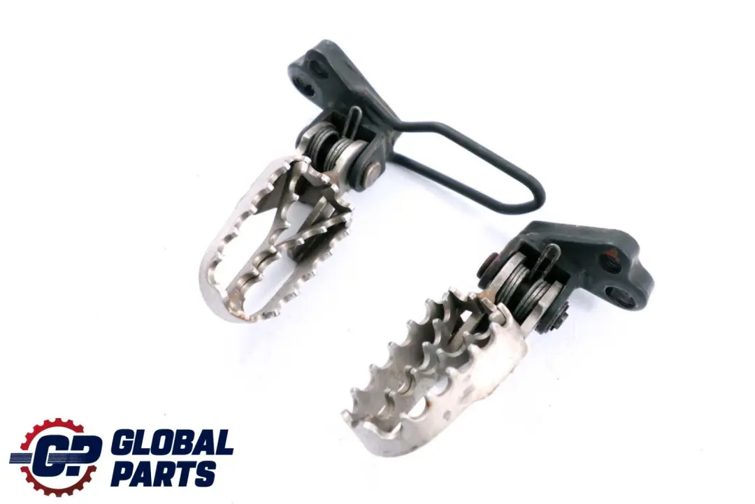 Qingqi QM 125 Left Right Footpeg Footrest Pedal Pillion Holder Bracket Set  - SKU Qingqi QM 125 Footpegs - Part number Qingqi QM 125 Footpegs