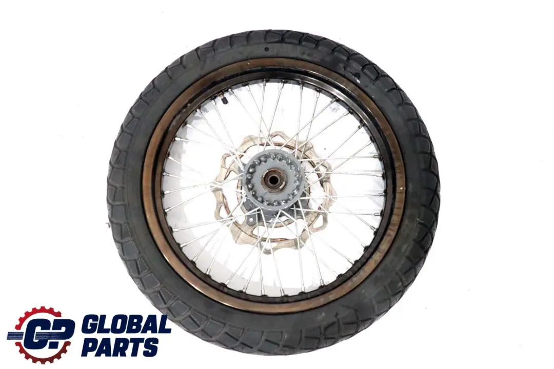  Tyre Spindle Brake Disc Hub - SKU Qingqi QM 125 Front Wheel - Part number Qingqi QM 125 Front Wheel