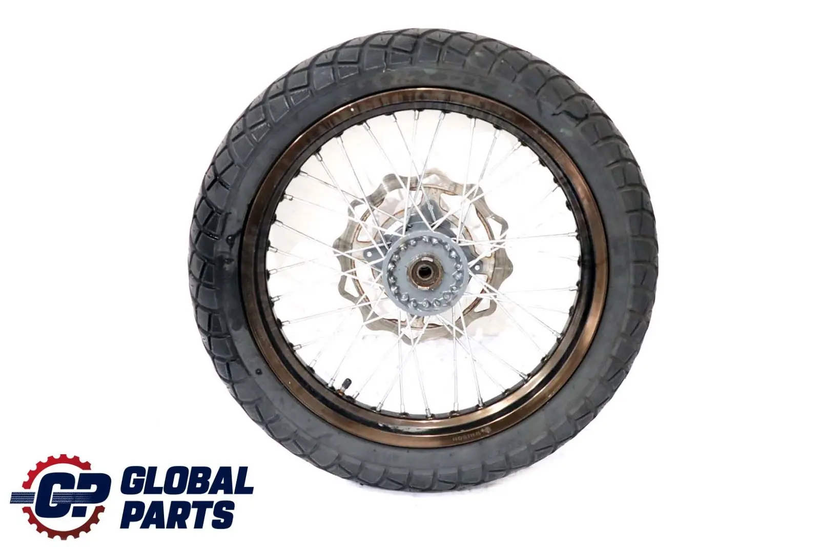Qingqi QM 125 Front Wheel Tyre Spindle Brake Disc Hub