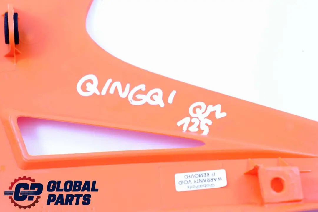 Qingqi QM 125 GY-2B ASD Front Left N/S Side Body Trim Panel Cover to with Part number Qingqi QM 125 Left Panel Qingqi QM 125 GY-2B ASD Front Left N/S Side Body Trim Panel Cover - SKU Qingqi QM 125 Left Panel - Part number Qingqi QM 125 Left Panel