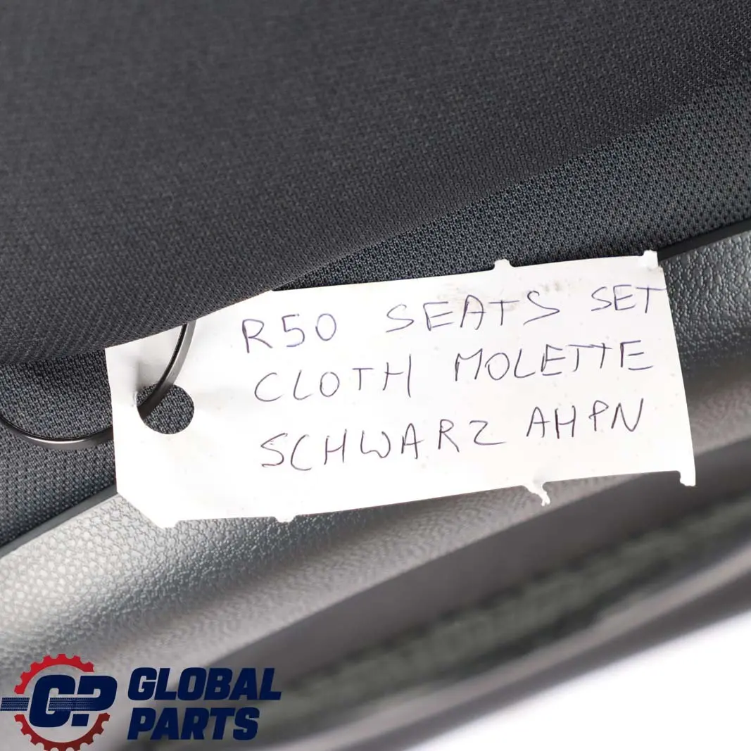 Cloth Fabric Molette Interior Seats Front Rear Seat to Mini Cooper One Sport with Part number R50 Mini Cooper One Sport Cloth Fabric Molette Interior Seats Front Rear Seat - SKU R50 Seats Set Cloth Molette (AHPN) - Part number R50