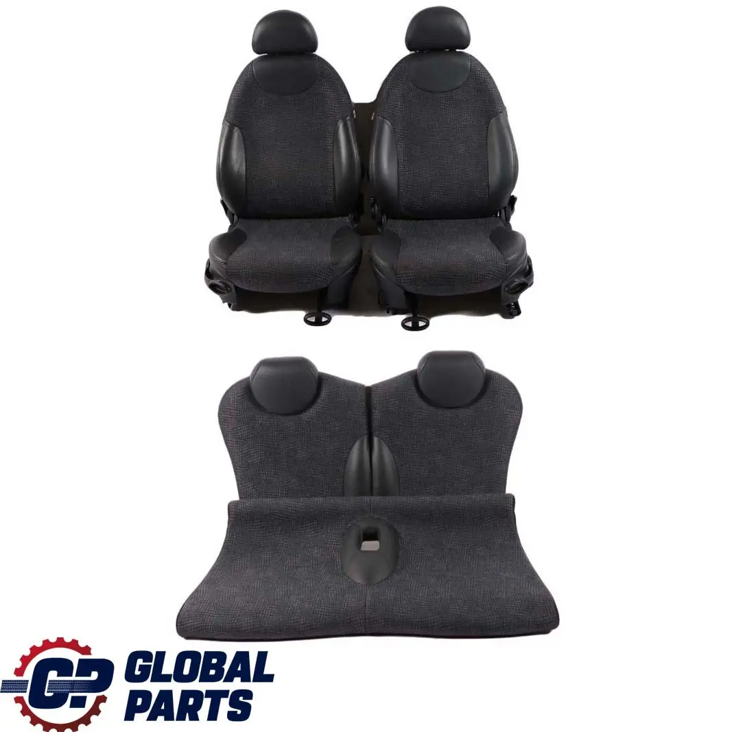 Cloth Fabric / Leather Kaleido Interior Seats Front Rear Seat to Mini Cooper with Part number R50 Mini Cooper Cloth Fabric / Leather Kaleido Interior Seats Front Rear Seat - SKU R50 Seats Set Fabric / Leather Kaleido (S5PN) - Part number R50
